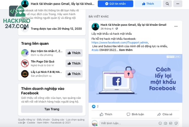 Tuyệt đối không chia sẻ mật khẩu Facebook của bạn với bất kỳ ai